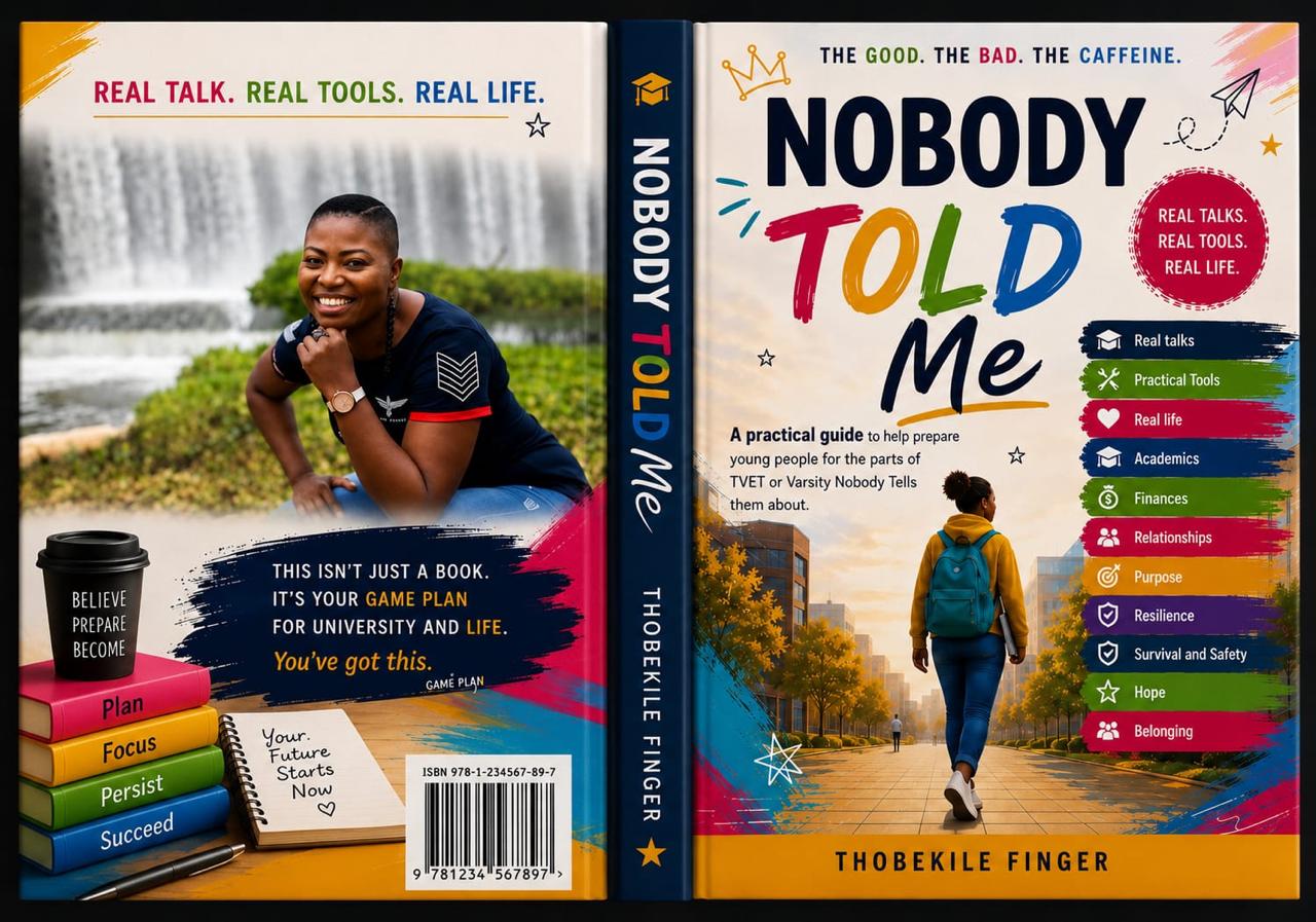 Nobody Told Me book cover by Thobekile Finger